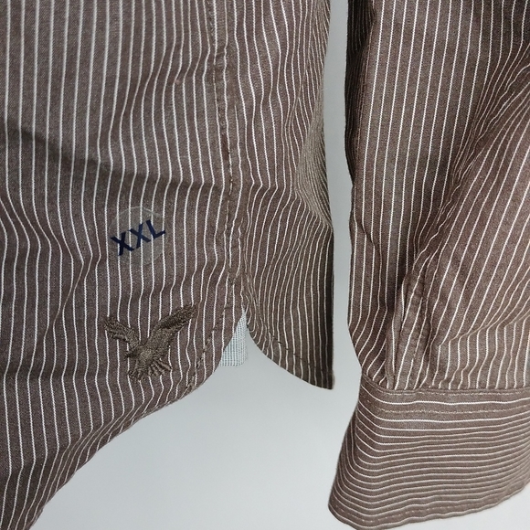 American Eagle Slim Fit Long Sleeve Button Shirt - Picture 6 of 9